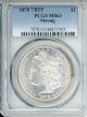 1878 7/8TF $1 PCGS MS63 Strong