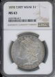 1878 7/8TF Weak $1 NGC MS63