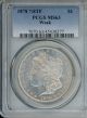 1878 7/8TF Weak $1 PCGS MS63