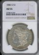 1886 S $1 NGC AU55