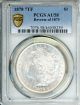 1878 7TF Reverse '79 $1 PCGS AU58