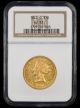 1843 O $10 Gold NGC AU53