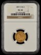1857 S $2.5 Gold NGC VG10