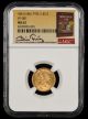 1861/1861 Type 2 $2.5 Gold VP-001 NGC MS62 Bill Fivaz Signature Label