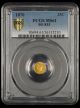 1870 California Gold 25 Cent BG-833 PCGS MS61