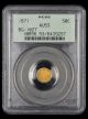 1871 California Gold 50C BG-1027 PCGS AU53 OGH