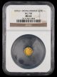 1872/1 California Gold 25 Cent NGC MS62 BG-790