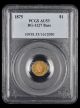 1875 California Gold $1 BG-1127 Bass PCGS AU53