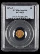 1876/5 California G$1 BG-1128 PCGS Genuine