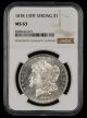 1878 7/8TF Strong $1 NGC MS63