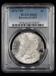 1878 7TF Rev of 79 $1 PCGS MS63