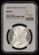 1878 7TF Rev Of 78 $1 NGC MS62