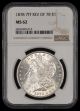 1878 7TF Rev Of 78 $1 NGC MS62