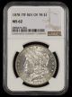 1878 7TF REV OF 78 $1 NGC MS62
