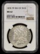 1878 7TF REV OF 78 $1 NGC MS62