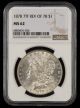 1878 7TF REV OF 78 $1 NGC MS62