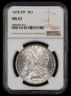 1878 8TF $1 NGC MS63