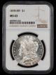 1878 8TF $1 NGC MS63