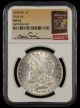 1878 8TF $1 NGC MS64 VAM-18 Bill Fivaz Signature Label