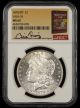 1878 8TF $1 VAM-18 NGC MS65 Bill Fivaz Signature Label