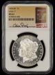 1878 8TF $1 VAM 17 NGC MS64 Bill Fivaz Signature Label