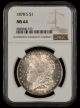 1878 S $1 NGC MS64