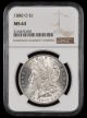 1880 O $1 NGC MS63