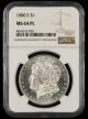 1880 S $1 NGC MS64 PL