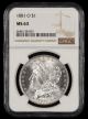 1881 O $1 NGC MS63