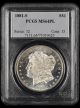 1881 S $1 PCGS MS64PL