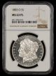 1883 O $1 NGC MS63 PL