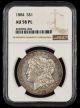 1884 $1 NGC AU58 PL