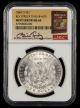 1884 O $1 NGC MS65 Mint Error Reverse Struck Thru @6:00 Bill Fivaz Signature Label