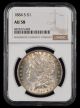 1884 S $1 NGC AU58
