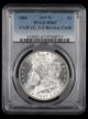 1886 $1 PCGS MS67 Vam1C, 3+2 Reverse Clash