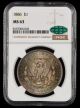 1886 $1 NGC MS63 CAC Attractively Toned