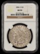 1886 O $1 NGC AU55