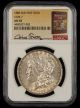 1886 O/O $1 NGC AU55 HOT 50 VAM 7 Bill Fivaz Signature Label
