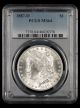 1887 O $1 PCGS MS64