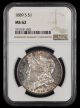 1889 S $1 NGC MS62