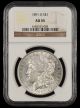1891 O $1 NGC AU55