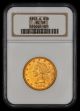 1892 O $10 Gold NGC AU58