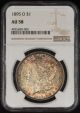 1895 O $1 NGC AU58