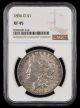 1896 O $1 NGC XF45