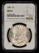 1897 $1 NGC MS63