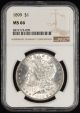 1899 $1 NGC MS66
