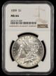1899 P $1 NGC MS66