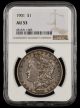 1901 $1 NGC AU53