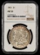 1901 $1 NGC AU53