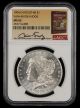 1904 O $1 VAM 4B Fish Hook Hitlist 40 NGC MS63 Bill Fivaz Signature Label